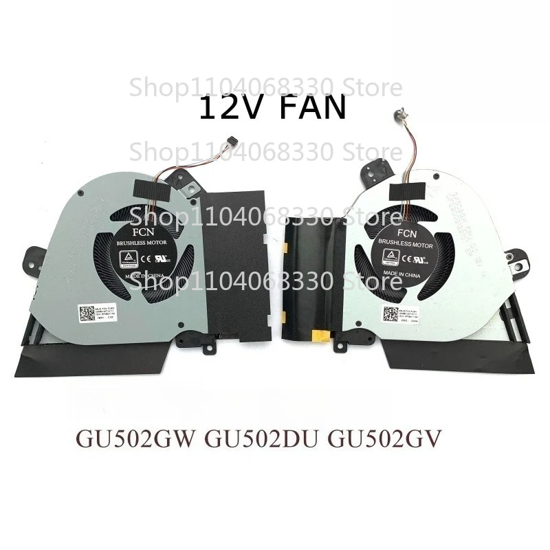 NEW CPU&GPU Cooling Fan For ASUS ROG Zephyrus GU502GW GU502DU GU502GV 12V 1A
NEW CPU&GPU Cooling Fan For ASUS ROG Zephyrus GU502GW GU502DU GU502GV 12V 1A