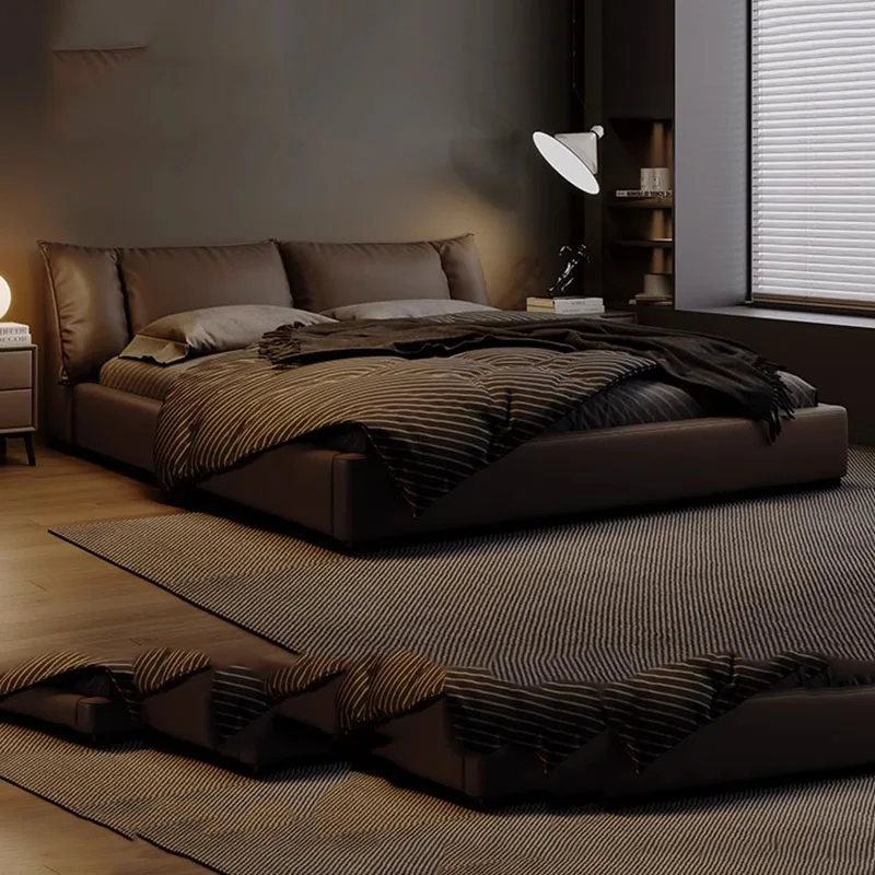 Bedroom Queen Bed Floating Sofa Headboards Loft Multifunctional Massage Bed Simple European Camas De Casal Unique Furniture
Bedroom Queen Bed Floating Sofa Headboards Loft Multifunctional Massage Bed Simple European Camas De Casal Unique Furniture