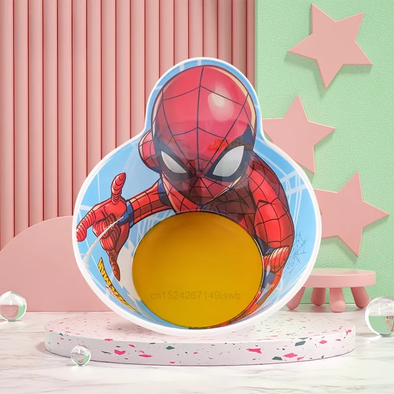 3D-миска в форме Человека-паука Диснея, уникальная салатница, новая портативная посуда, термостойкая и противоскользящая миска для риса, подарок на день рождения