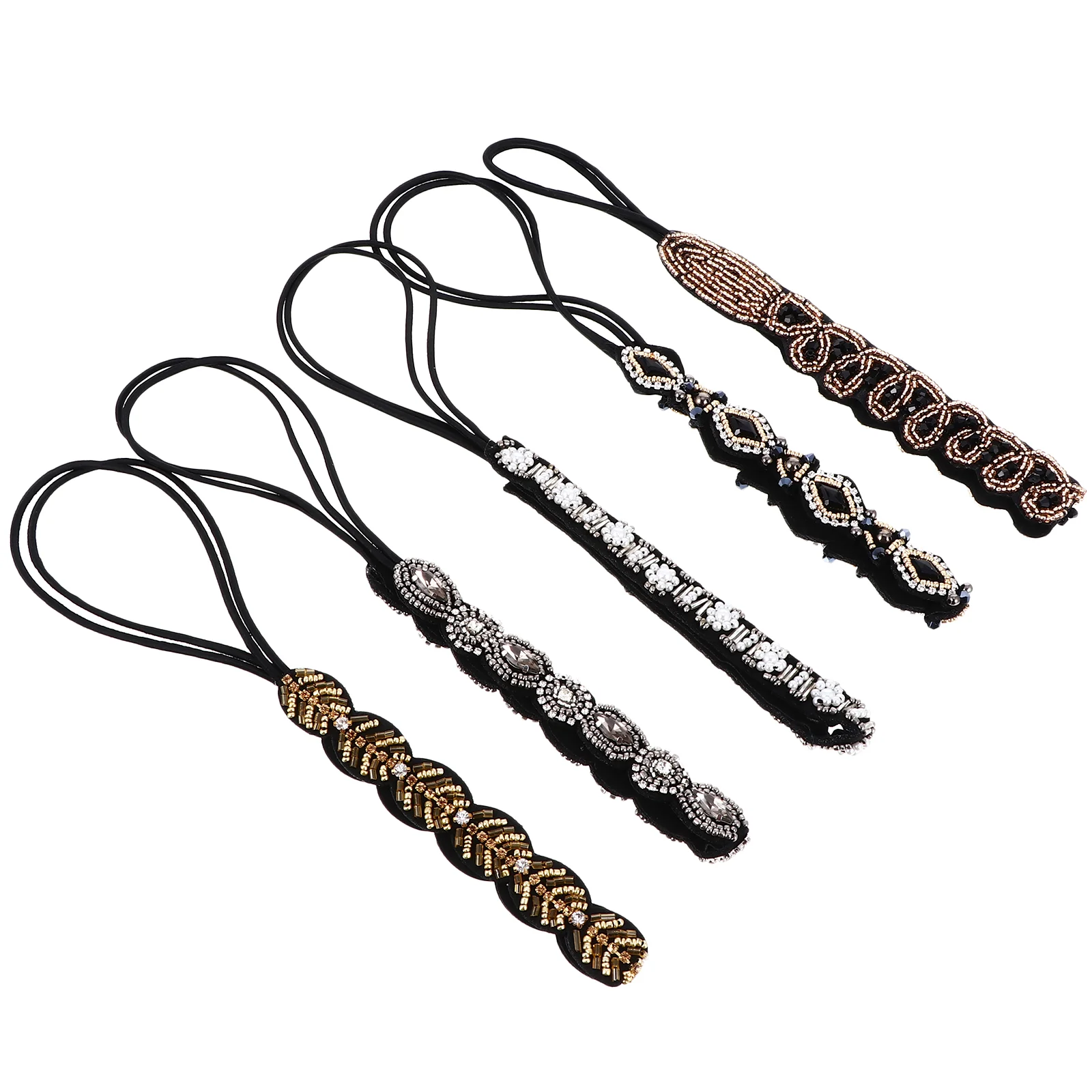 5 Pcs Headband Hand-Stitched Bead Hair Beaded Hairband Women Jeweled Sewing Elastic Rhinestone Crystal Miss
5 Pcs Headband Hand-Stitched Bead Hair Beaded Hairband Women Jeweled Sewing Elastic Rhinestone Crystal Miss