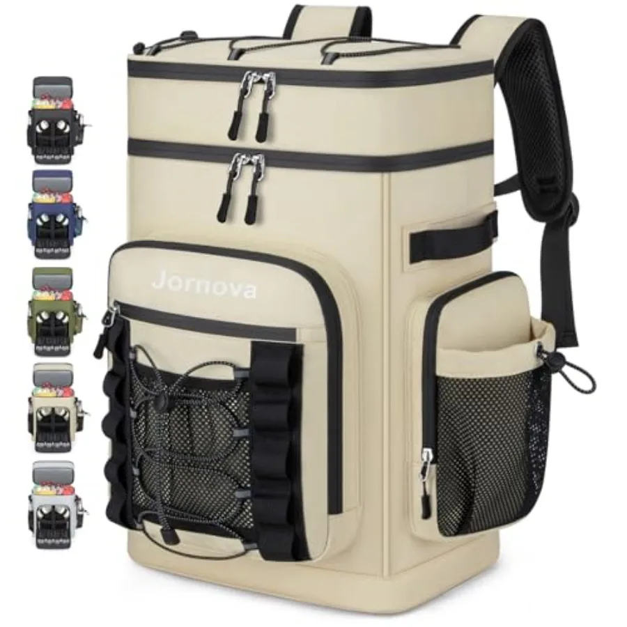 Insulated Cooler Backpack 40L Leakproof Backpack with Double Compartments for Men and Women Large Lunch Cooler for Camping Beac
Insulated Cooler Backpack 40L Leakproof Backpack with Double Compartments for Men and Women Large Lunch Cooler for Camping Beac