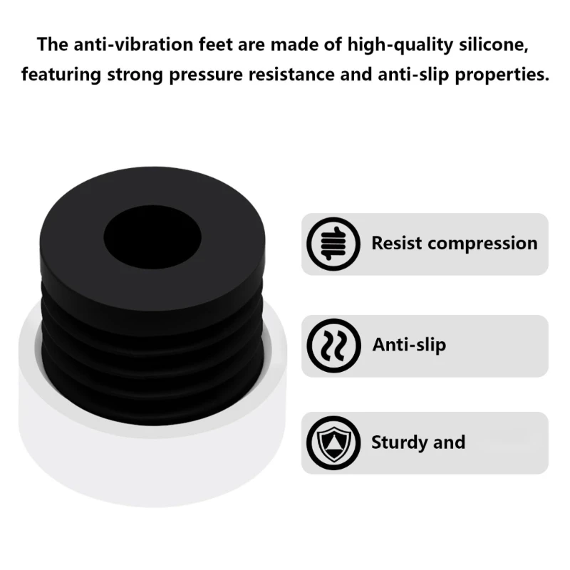 2025 New 4PCS 3D Printer Stabilizers Feet Rubber Vibration Proof Pad for Lab Mini Smooth Operation
2025 New 4PCS 3D Printer Stabilizers Feet Rubber Vibration Proof Pad for Lab Mini Smooth Operation