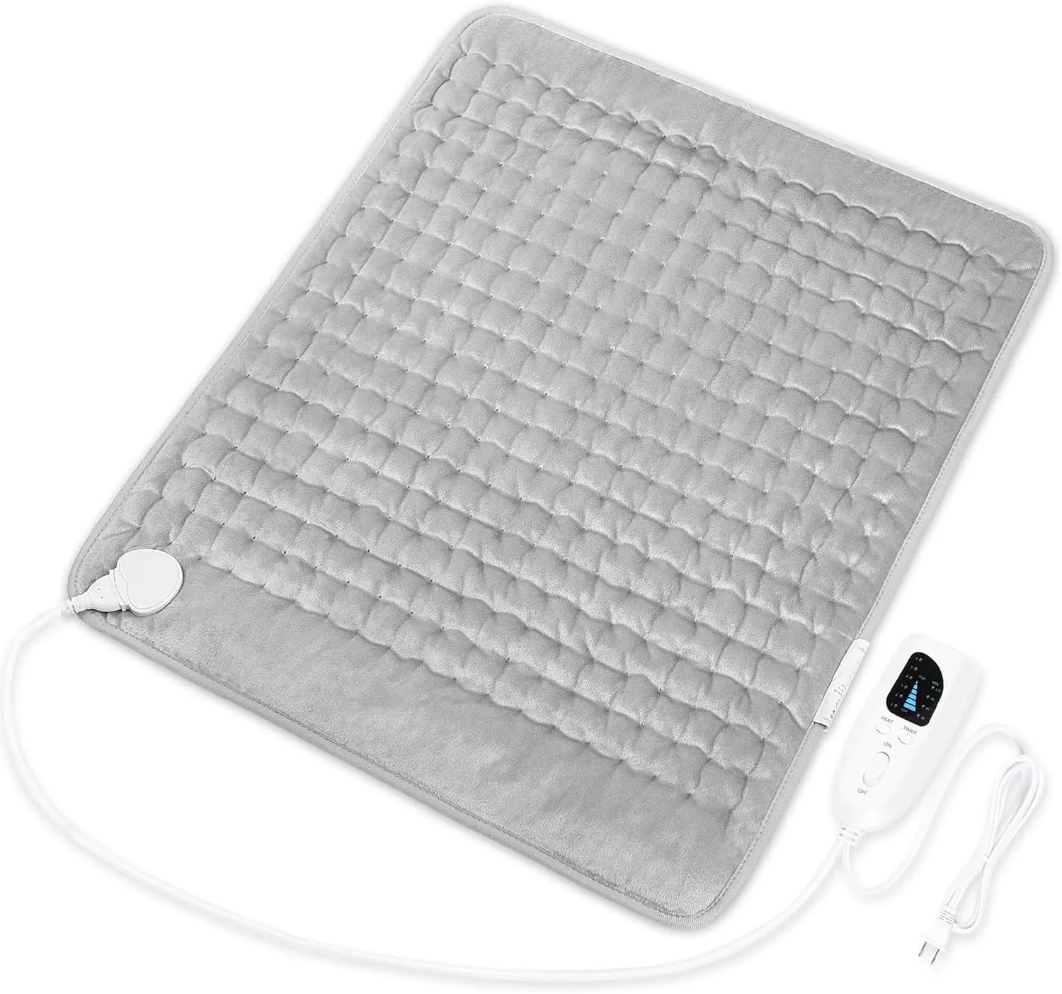 Moist Heating Pad for Back Neck Shoulder, 24x20 Inch, Auto Shut Off, Light Gray
Moist Heating Pad for Back Neck Shoulder, 24x20 Inch, Auto Shut Off, Light Gray