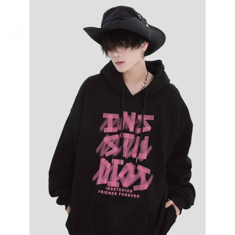 American Street Visual Sense Letter Printing Hooded Sweater Men's and Women's Autumn and Winter Casual Fashion Couple's Coat
American Street Visual Sense Letter Printing Hooded Sweater Men's and Women's Autumn and Winter Casual Fashion Couple's Coat