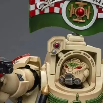 【JOYTOY】40K Dark Angels Deathwing Ancient with Company Banner 1/18 Action Figure Toy
【JOYTOY】40K Dark Angels Deathwing Ancient with Company Banner 1/18 Action Figure Toy