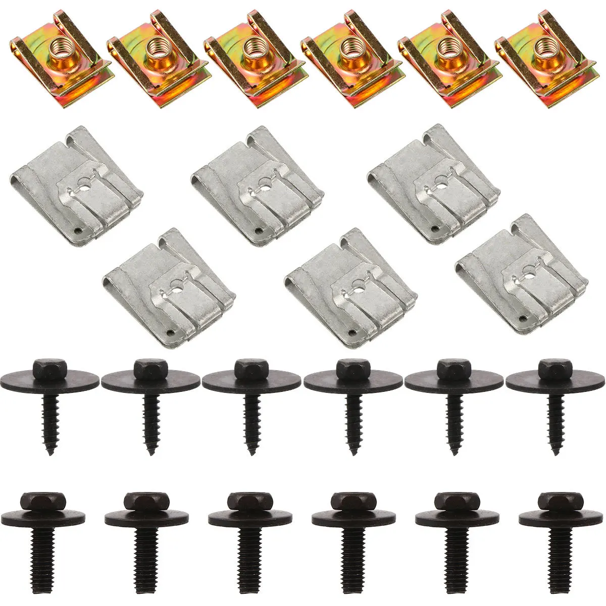 24Pcs Undertray Clips Fasteners Engine Cover Shield Screws Extend Life Exquisite Processing Undertray Clip
24Pcs Undertray Clips Fasteners Engine Cover Shield Screws Extend Life Exquisite Processing Undertray Clip