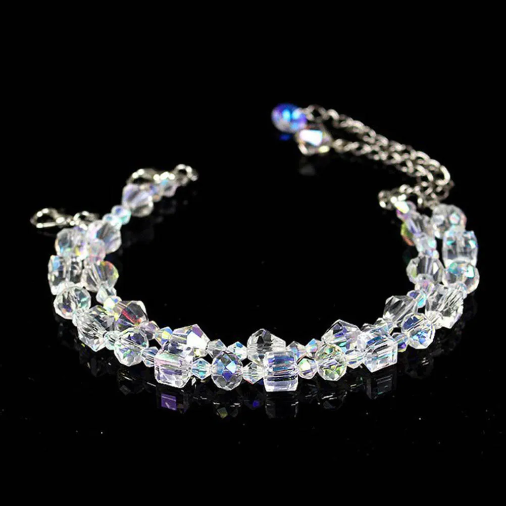 1Pcs Square Crystal Bracelet Fashion Glass Beads Lightweight Durable Perfect Gift for Girls Travel Party Decoration 
1Pcs Square Crystal Bracelet Fashion Glass Beads Lightweight Durable Perfect Gift for Girls Travel Party Decoration