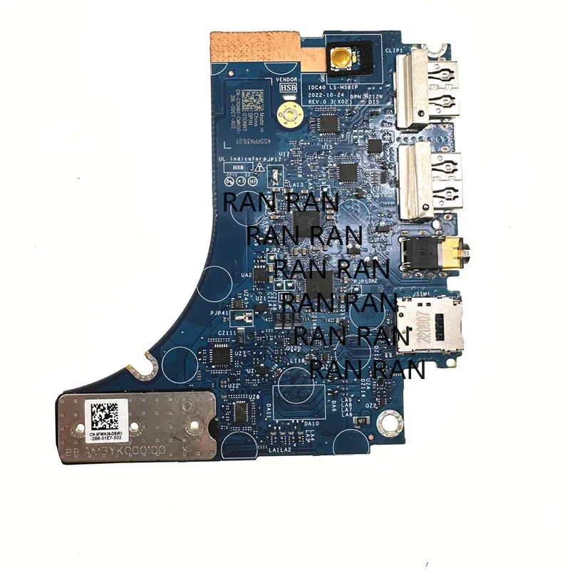 For Dell Latitude 7440 7450 7640 E7440 E7450 USB Small Board IO Audio Board Connecting Board VN5NJ 0VN5NJ DCP9M 0DCP9M
For Dell Latitude 7440 7450 7640 E7440 E7450 USB Small Board IO Audio Board Connecting Board VN5NJ 0VN5NJ DCP9M 0DCP9M