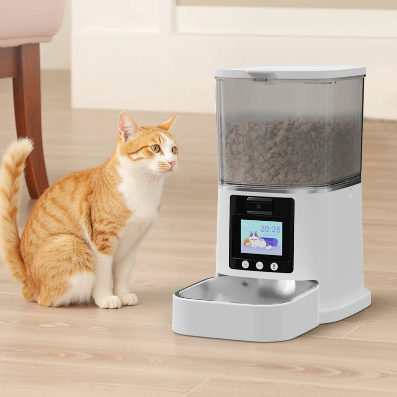 Smart Pet Cat And Dog Feeder Remote Control HD Night Vision Rotatable Camera Timing And Quantitative
Smart Pet Cat And Dog Feeder Remote Control HD Night Vision Rotatable Camera Timing And Quantitative