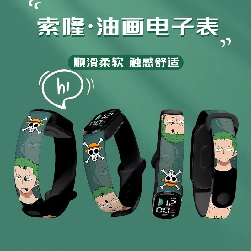 One Piece 2D Cartoon Animation Sauron Luffy Junior High School Students Electronic Fashion Simple Sports Waterproof Watch
One Piece 2D Cartoon Animation Sauron Luffy Junior High School Students Electronic Fashion Simple Sports Waterproof Watch