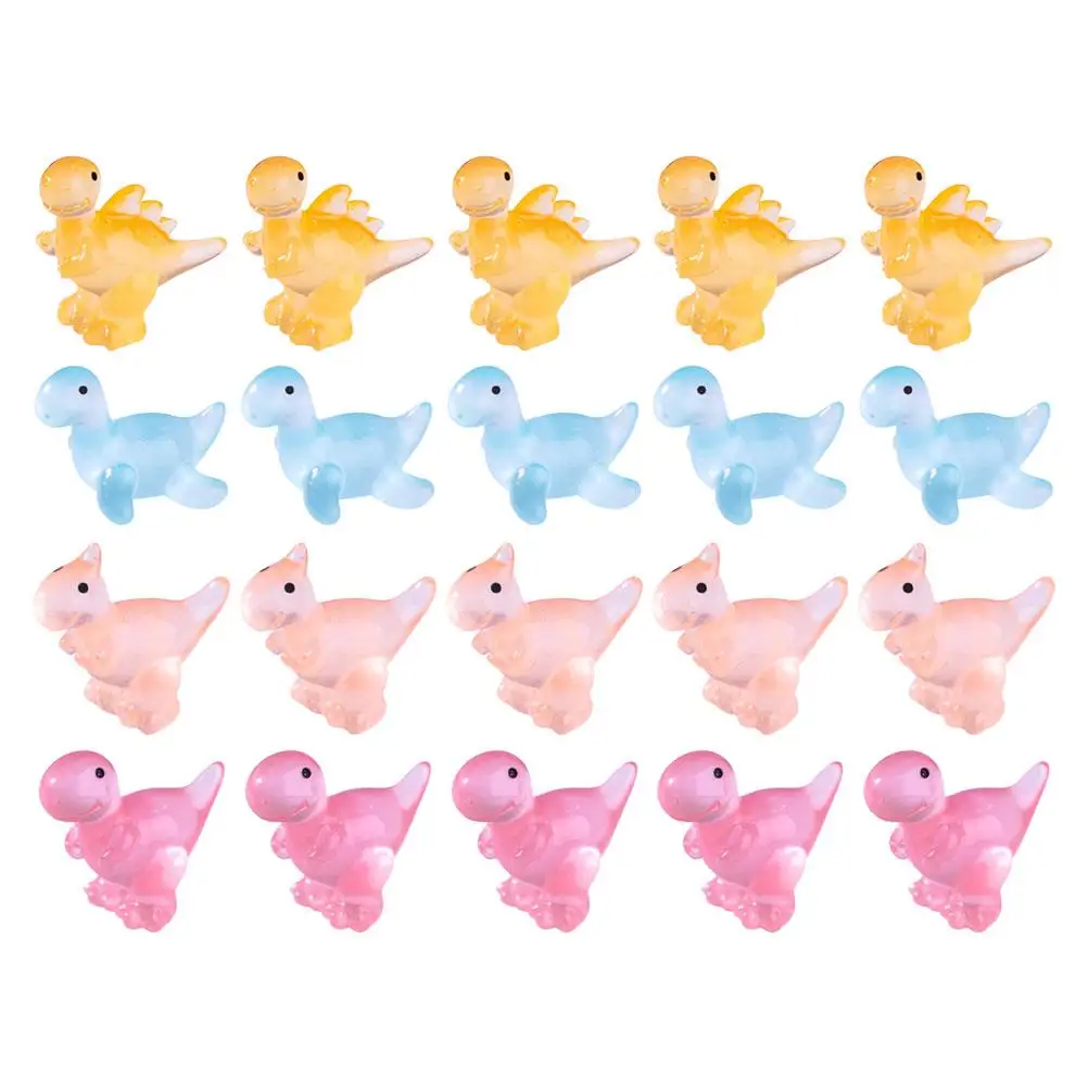 20 Pcs Luminous Dinosaur Landscape Adornments Landscaping Ornament Resin Glowing Decoration
20 Pcs Luminous Dinosaur Landscape Adornments Landscaping Ornament Resin Glowing Decoration