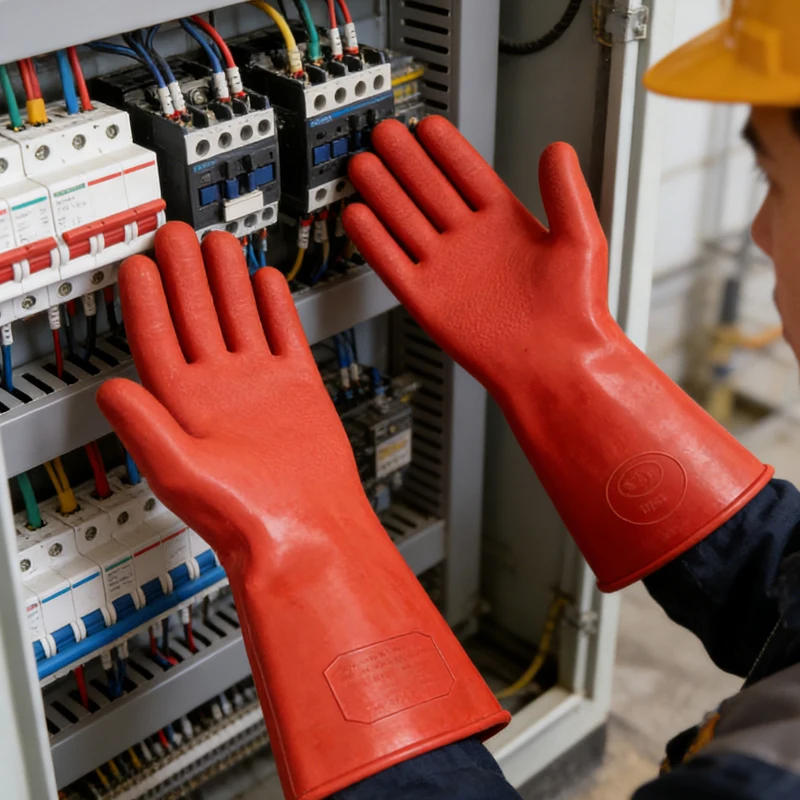 1 Pair Anti-electricity Safety Protect Gloves Electrician Insulating Gloves 12KV High Voltage Electrical Insulating Work Gloves
1 Pair Anti-electricity Safety Protect Gloves Electrician Insulating Gloves 12KV High Voltage Electrical Insulating Work Gloves