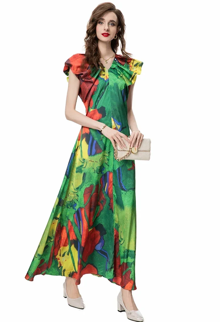 Summer Fashion Designer High Quality Women Dress Bohemian Print Ruched Sleeveless Lace Up Tunic Backless Elegant Dresses
Summer Fashion Designer High Quality Women Dress Bohemian Print Ruched Sleeveless Lace Up Tunic Backless Elegant Dresses