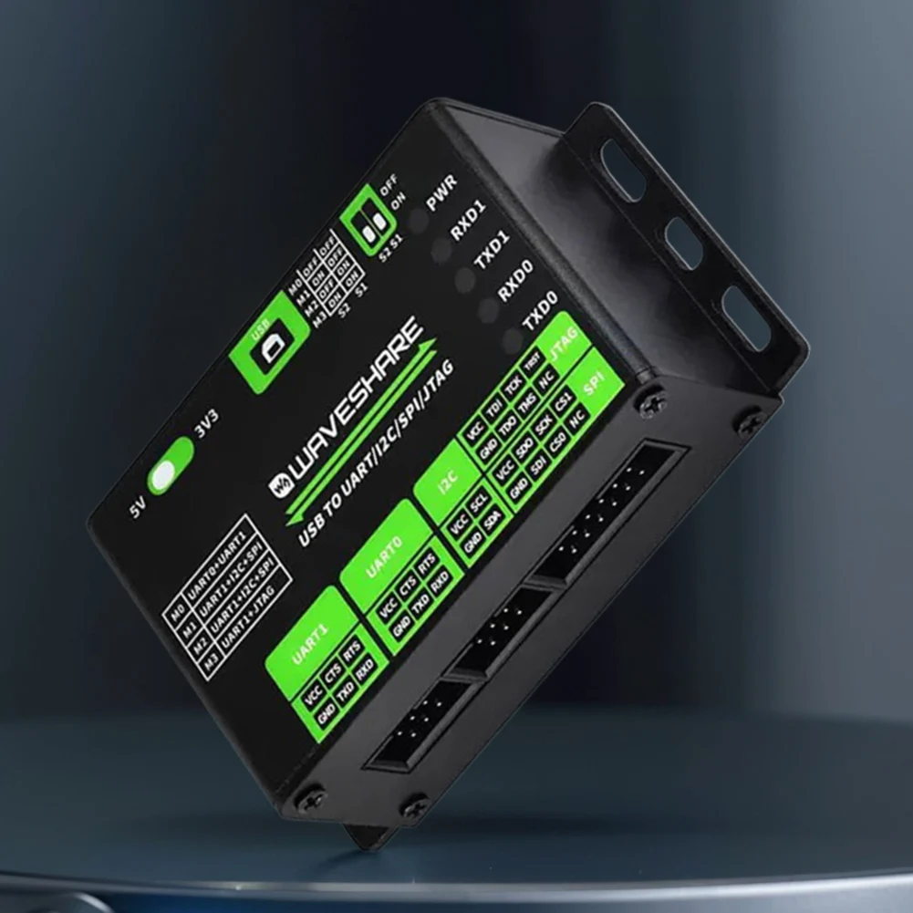 Преобразователь интерфейса USB в UART/I2C/SPI/JTAG 3,3 В/5 В USB в 2-канальный UART Несколько схем защиты USB в 1-канальный UART + 1-канальный JTAG
Преобразователь интерфейса USB в UART/I2C/SPI/JTAG 3,3 В/5 В USB в 2-канальный UART Несколько схем защиты USB в 1-канальный UART + 1-канальный JTAG