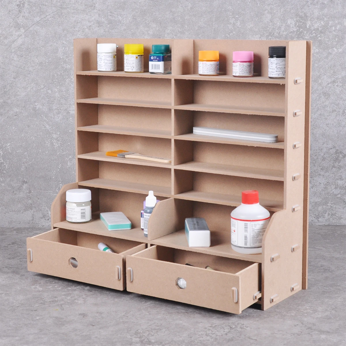Assembly Modular Paint Storage Rack With drawers Wall-mountable Desktop Paint Bottle Cabinet for storing AK AK MIG GSI TA Paint
Assembly Modular Paint Storage Rack With drawers Wall-mountable Desktop Paint Bottle Cabinet for storing AK AK MIG GSI TA Paint