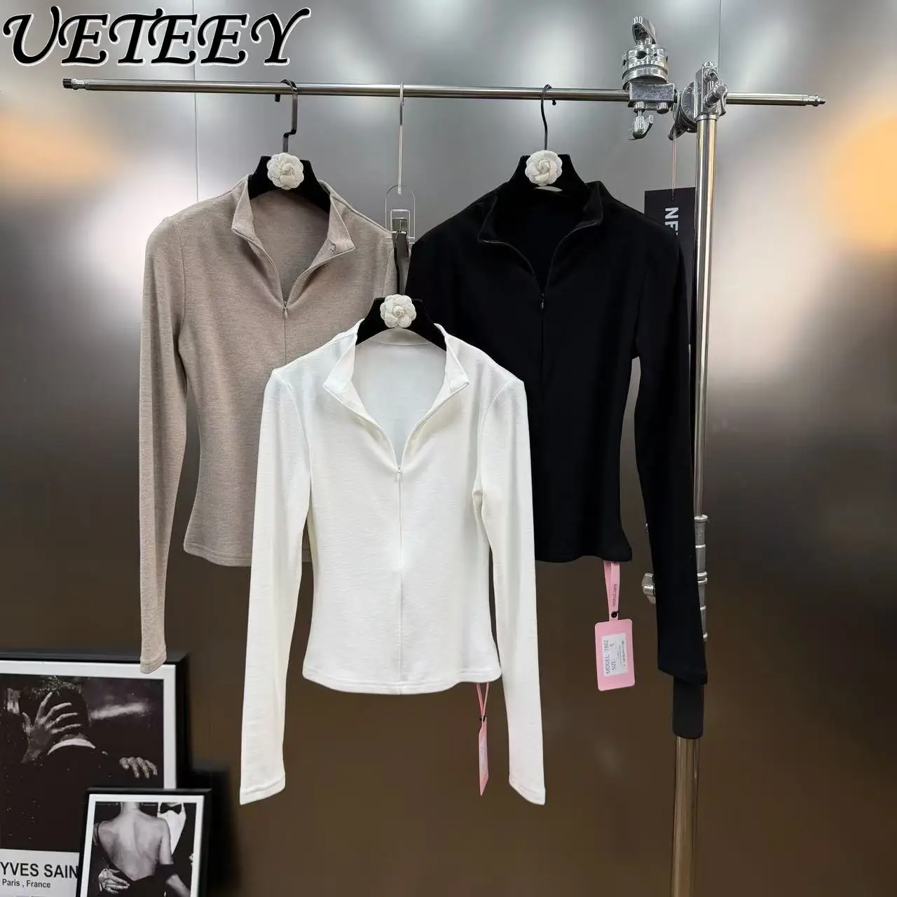 2025 Winter Commuting Style High Elastic Double-Sided Fleece Long Sleeve T-Shirts Zipper Long Sleeve Slim Fit Warm Base Shirt
2025 Winter Commuting Style High Elastic Double-Sided Fleece Long Sleeve T-Shirts Zipper Long Sleeve Slim Fit Warm Base Shirt