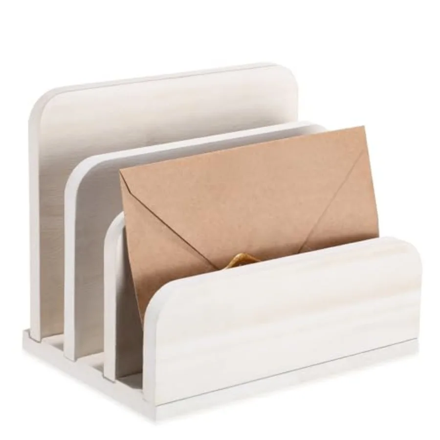 Wooden Mail Organizer 3 Slots Mail Holder for Desk Wood File Paper Letter Holder for Letter Envelope Filing Cell Phone Document
Wooden Mail Organizer 3 Slots Mail Holder for Desk Wood File Paper Letter Holder for Letter Envelope Filing Cell Phone Document