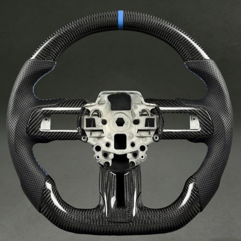 For Ford Mustang Black Carbon Fiber Steering Wheel 2016 2018 2019 2020 Car Parts for Mustang Drop Shipping Popular Design New
For Ford Mustang Black Carbon Fiber Steering Wheel 2016 2018 2019 2020 Car Parts for Mustang Drop Shipping Popular Design New