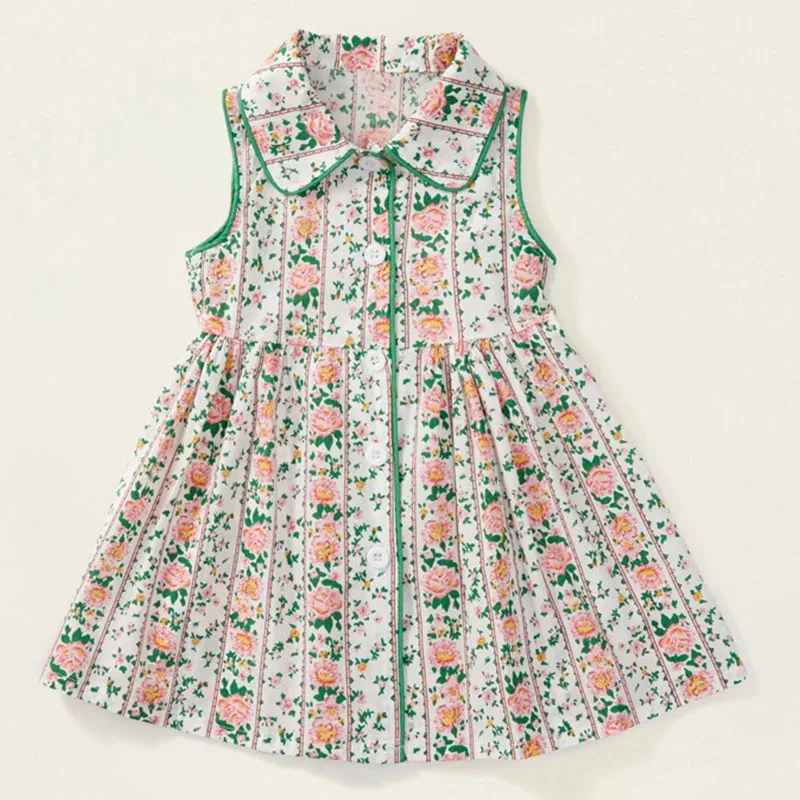 Summer Flower Girl Dresses China Style Fashion Stripe Sleeveless Cotton Princess Vintage Baby Dress Boutique Kids Clothing B061
Summer Flower Girl Dresses China Style Fashion Stripe Sleeveless Cotton Princess Vintage Baby Dress Boutique Kids Clothing B061