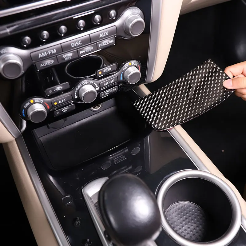 For Nissan Pathfinder 2013-2018 Soft Carbon Fiber Car Central Control Gear Panel Storage Groove Mat Trim Sticker Car Accessories
For Nissan Pathfinder 2013-2018 Soft Carbon Fiber Car Central Control Gear Panel Storage Groove Mat Trim Sticker Car Accessories