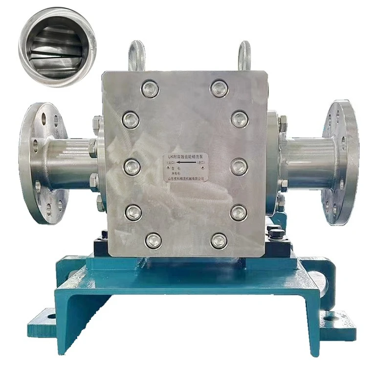 helical gear stainless steel high quality melt gear pump with thermal oil used in polymer industrial for rubber
helical gear stainless steel high quality melt gear pump with thermal oil used in polymer industrial for rubber