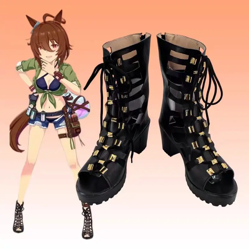 Pretty Derby Uma Musume Agnes Tachyon Cosplay Boots High Heeled Shoes Women Halloween Uma Musume Agnes Tachyon Shoes
Pretty Derby Uma Musume Agnes Tachyon Cosplay Boots High Heeled Shoes Women Halloween Uma Musume Agnes Tachyon Shoes