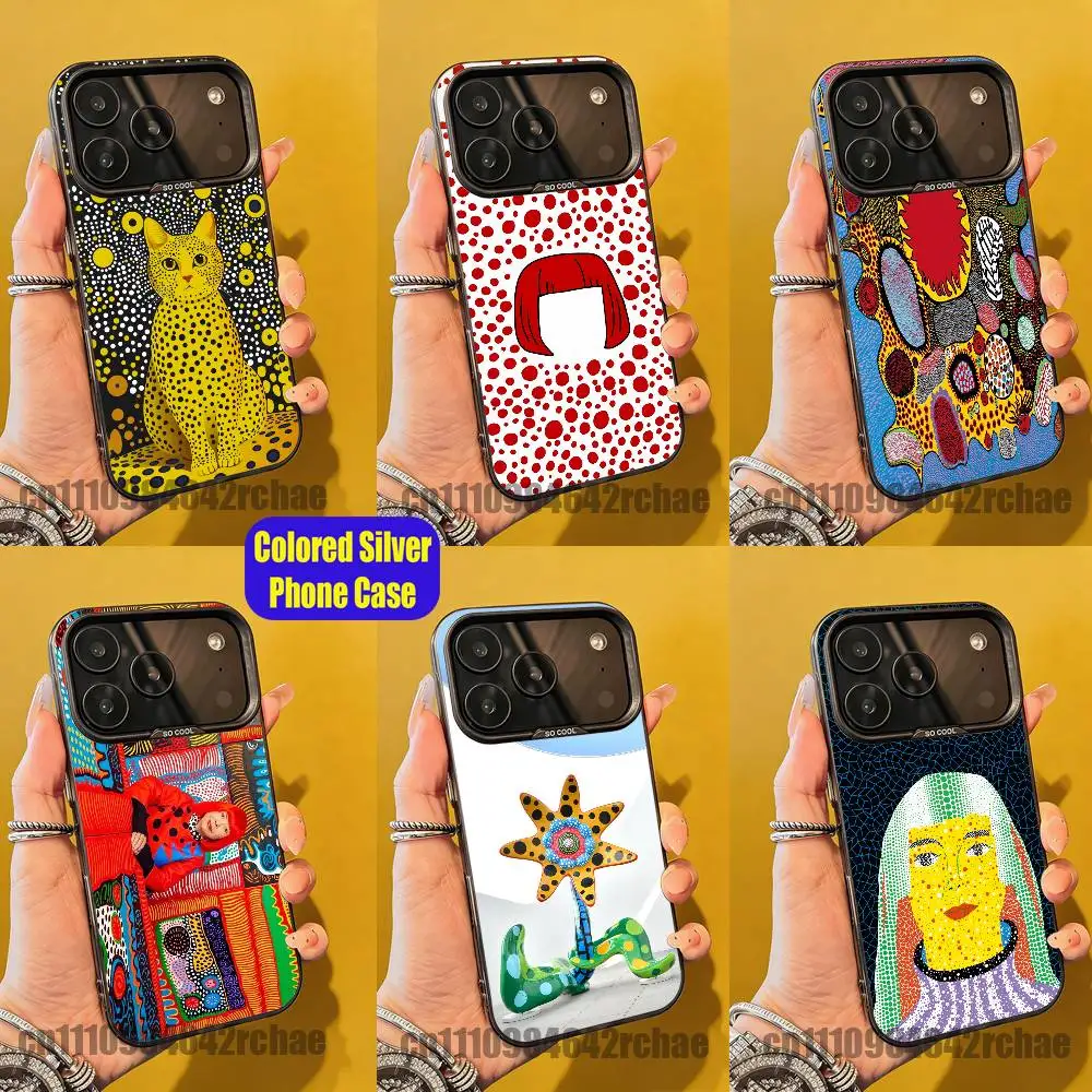 For Y-Yayoi Art K-Kusama Custom Phone Case iPhone 15,16,12,14,13,17,11,E,Pro,Max,Plus,Air,Mini Color Silver Cover
For Y-Yayoi Art K-Kusama Custom Phone Case iPhone 15,16,12,14,13,17,11,E,Pro,Max,Plus,Air,Mini Color Silver Cover