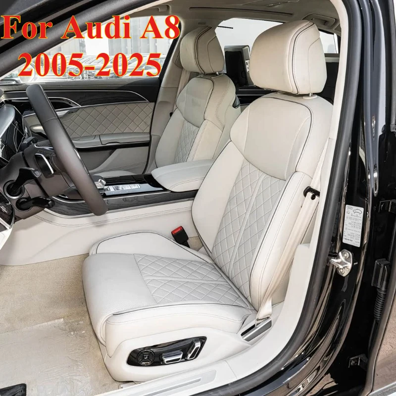 5 seats Car Special Seat Cover For Audi A8 2005-2025 PU Leather Car Seat Covers Interior Protector Accessories
5 seats Car Special Seat Cover For Audi A8 2005-2025 PU Leather Car Seat Covers Interior Protector Accessories