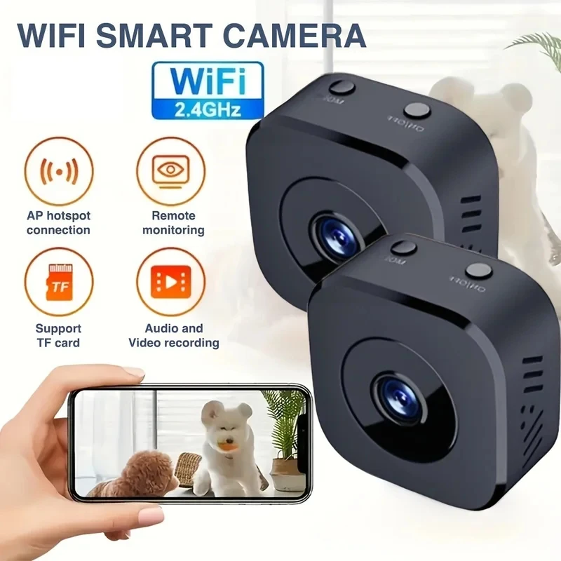 Security Camera Mini Full Color Night Vision High Definition WiFi Monitor Waterproof Motion Detect Surveillance Smart Home
Security Camera Mini Full Color Night Vision High Definition WiFi Monitor Waterproof Motion Detect Surveillance Smart Home