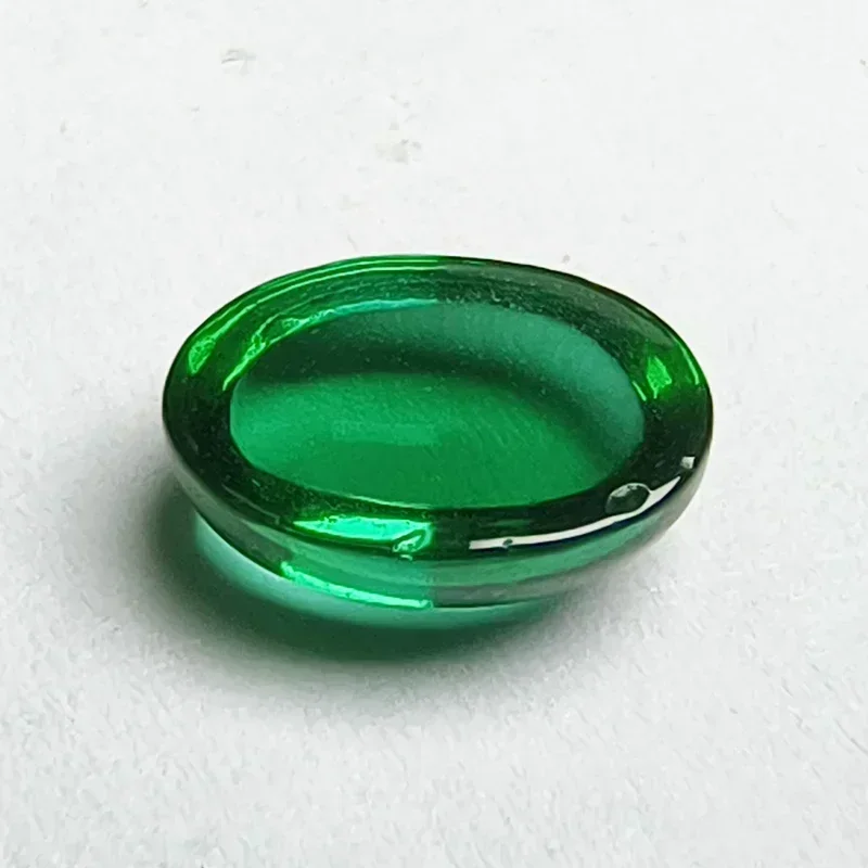 Lab Grown Zambian Emerald Smooth Surface Hydrothermal Oval Shape with Cracks Inclusions Inside Selectable Certificate
Lab Grown Zambian Emerald Smooth Surface Hydrothermal Oval Shape with Cracks Inclusions Inside Selectable Certificate
