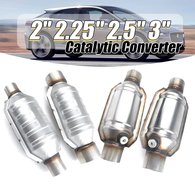 2'' 2.25'' 2.5'' 3" Catalytic Converter 400 Cells High Flow Catalytic Muffler Catalyst Converter Euro1 Round Stainless Steel
2'' 2.25'' 2.5'' 3" Catalytic Converter 400 Cells High Flow Catalytic Muffler Catalyst Converter Euro1 Round Stainless Steel