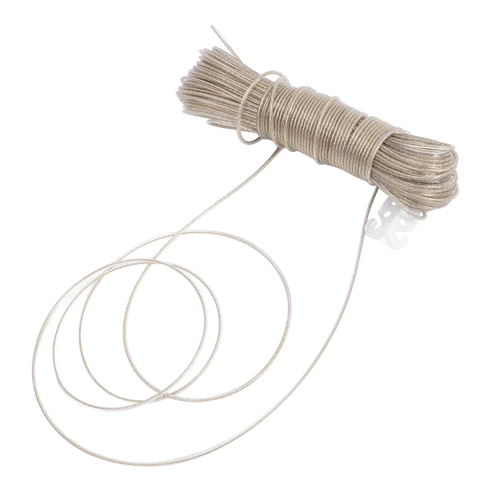 50m Super Heavy Duty Steel Core Clothesline Washing Line for Outdoor 3x50m Transparent PVC Wire Non Slip for Home
50m Super Heavy Duty Steel Core Clothesline Washing Line for Outdoor 3x50m Transparent PVC Wire Non Slip for Home