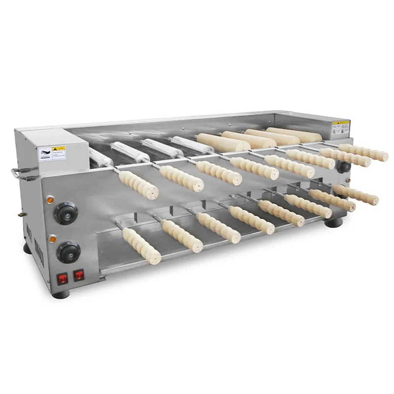 Chimney Cake Oven 6KW Crepe Grill Machine 220V/110V Stainless Steel Bread Roll Ice Cream Cone Cotolacachi Waffle Maker
Chimney Cake Oven 6KW Crepe Grill Machine 220V/110V Stainless Steel Bread Roll Ice Cream Cone Cotolacachi Waffle Maker