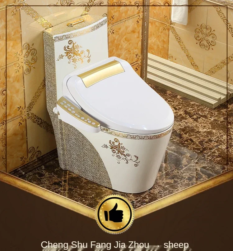 Smart toilet all-in-one creative small household type fully automatic home that is, toilet flush electric toilet closestool WC
Smart toilet all-in-one creative small household type fully automatic home that is, toilet flush electric toilet closestool WC