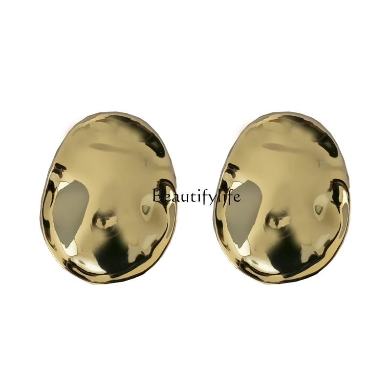 Retro irregular disc earrings femininity personality versatile exaggerated stud earrings
Retro irregular disc earrings femininity personality versatile exaggerated stud earrings