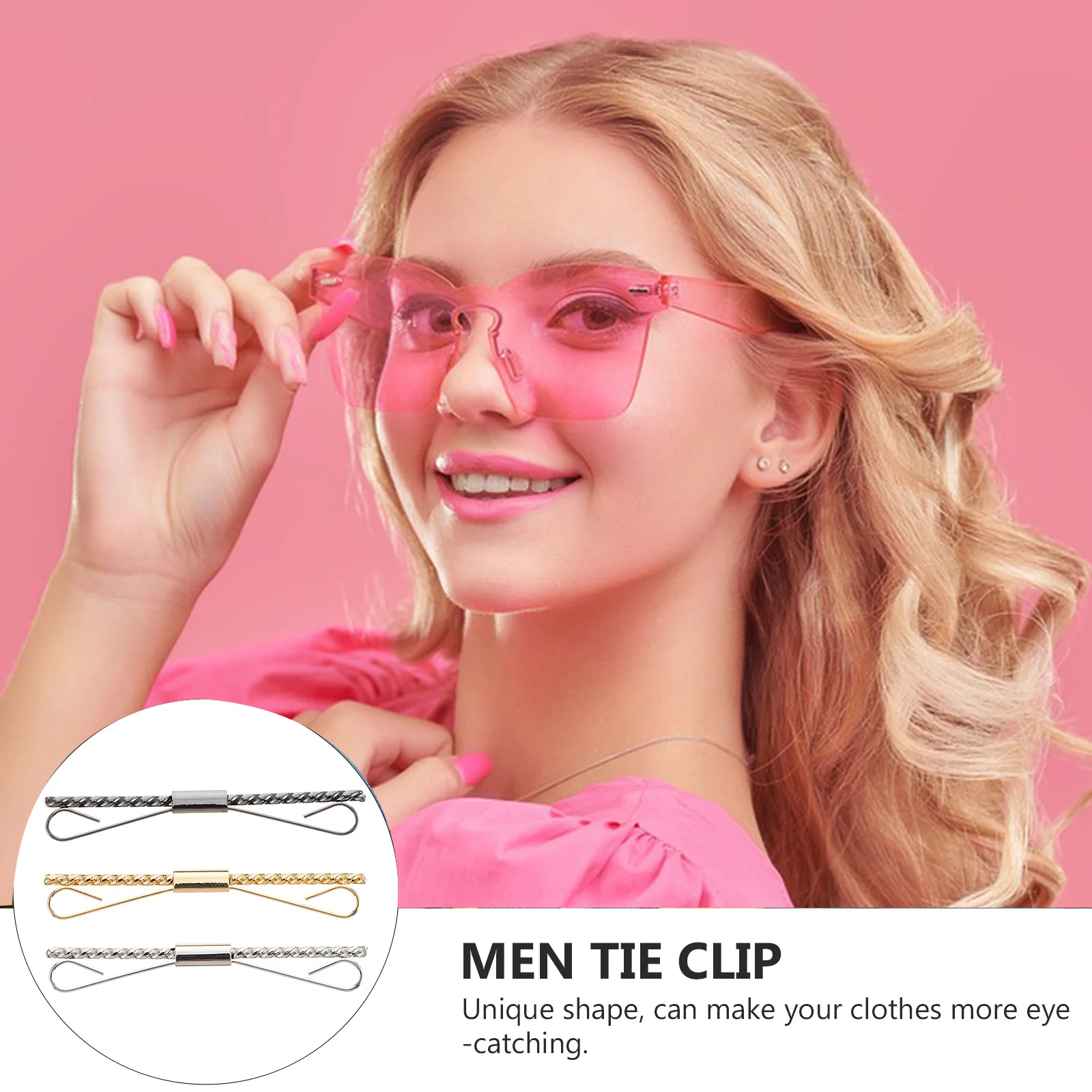 3Pcs Metal Cardigan Clips Classic Tie Clasps for Men Exquisite Brass Workmanship Smooth Polished Edges Elegant Necktie Bar Clip
3Pcs Metal Cardigan Clips Classic Tie Clasps for Men Exquisite Brass Workmanship Smooth Polished Edges Elegant Necktie Bar Clip