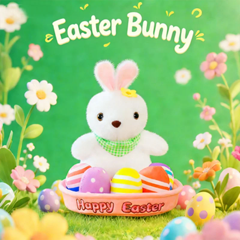 20cm Easter Bunny Plush Toy Soft White Rabbit Stuffed Animal with Easter Eggs Basket, Cute Easter Gift for Kids
20cm Easter Bunny Plush Toy Soft White Rabbit Stuffed Animal with Easter Eggs Basket, Cute Easter Gift for Kids