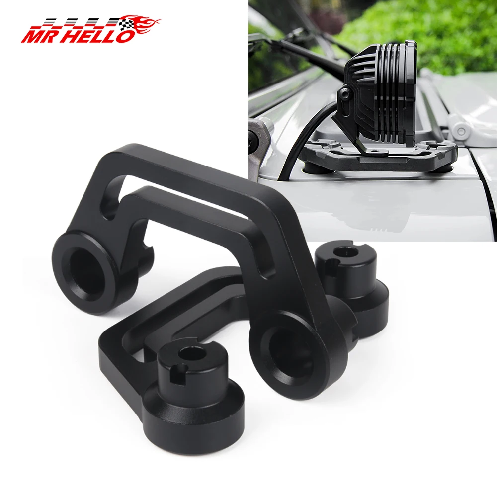 1 Pair Light Mounting Brackets for 2018-2022 Jeep Wrangler JLJLU 2020 2021 2022 Gladiator JT A-Pillar Windshield Light Mount 
1 Pair Light Mounting Brackets for 2018-2022 Jeep Wrangler JLJLU 2020 2021 2022 Gladiator JT A-Pillar Windshield Light Mount