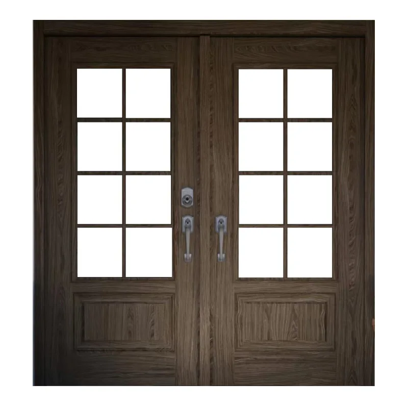 Anti-theft Grade A solid wood grain rural self-built house courtyard villa entrance door double door modern light luxury glass d
Anti-theft Grade A solid wood grain rural self-built house courtyard villa entrance door double door modern light luxury glass d