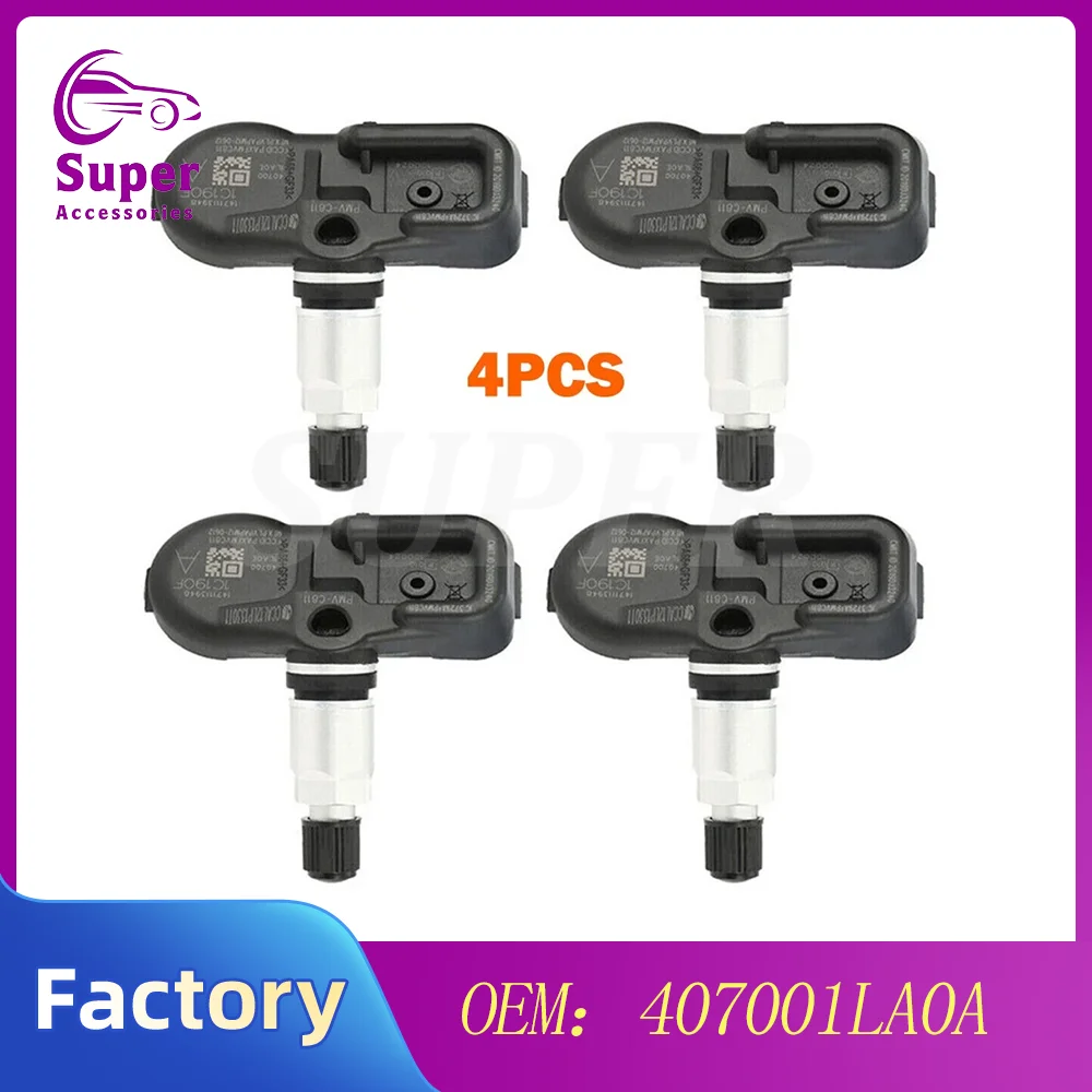 4PCS Tire Pressure Sensor PMV-C811 For INFINITI EX35 FX37 FX50 M56 Q40 QX70 NISSAN 370Z LEAF TPMS 315MHZ 40700-1LA0E 40700-1LA0C
4PCS Tire Pressure Sensor PMV-C811 For INFINITI EX35 FX37 FX50 M56 Q40 QX70 NISSAN 370Z LEAF TPMS 315MHZ 40700-1LA0E 40700-1LA0C