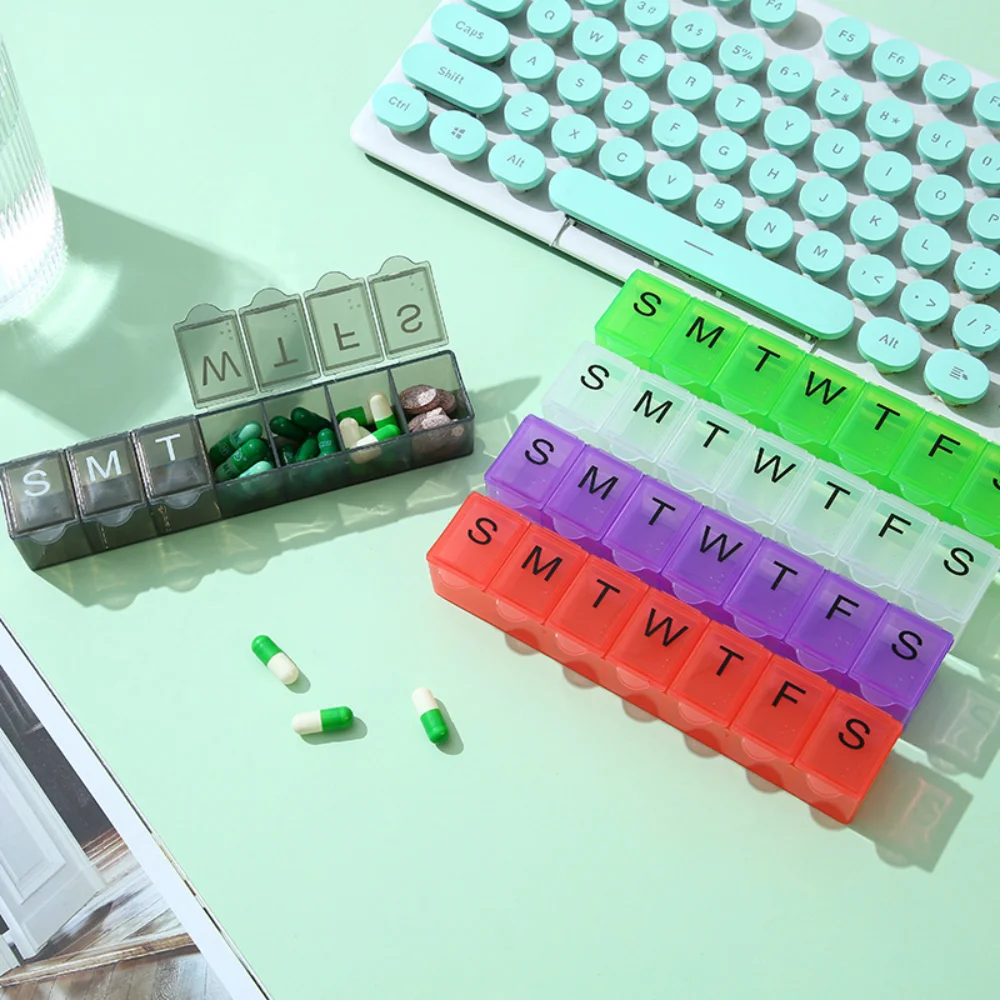 New Hot Mini Weekly Portable Pill Cases Box Organizer 7 Days 7 Grids Medicine Container Storage for Tablets Vitamins Fish Oils
New Hot Mini Weekly Portable Pill Cases Box Organizer 7 Days 7 Grids Medicine Container Storage for Tablets Vitamins Fish Oils