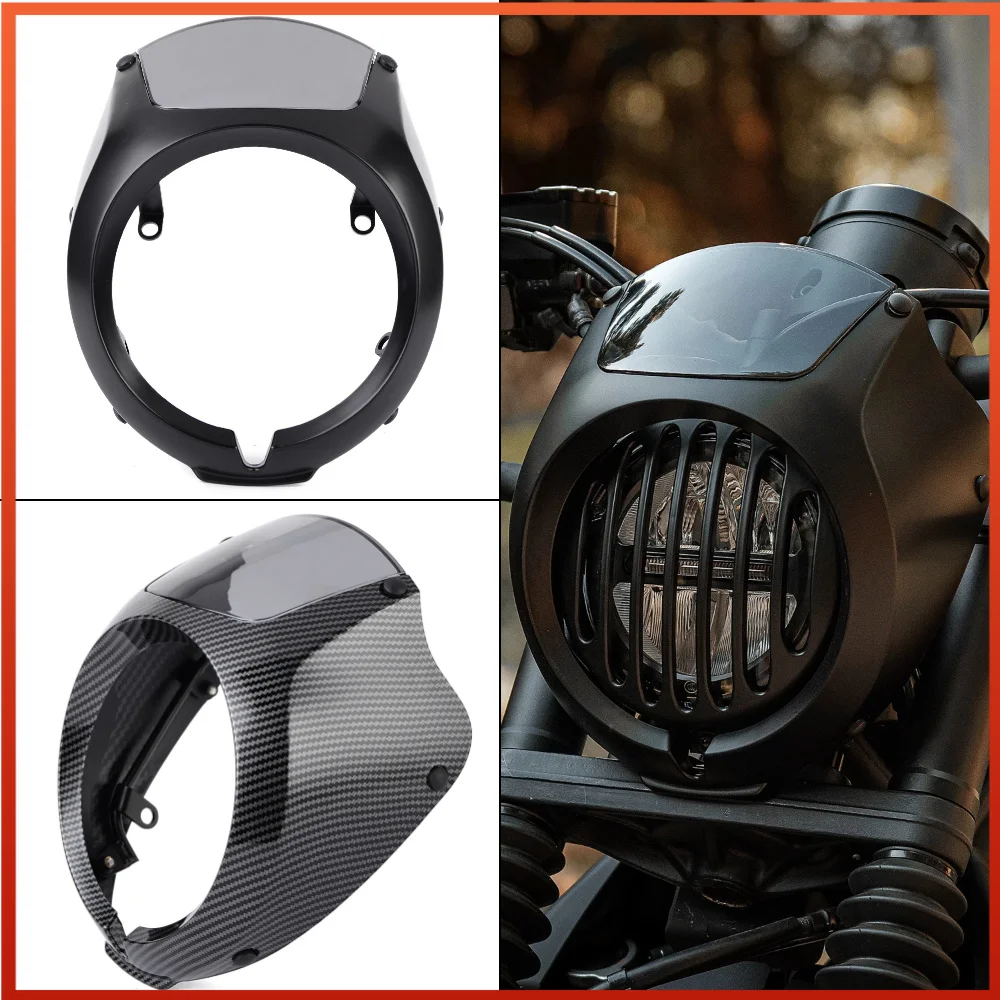 Motorcycle Headlight Fairing Cover For Honda Rebel CM1100 CMX1100 2021-2025 Front Mask Guard Windshield Visor Wind Deflector
Motorcycle Headlight Fairing Cover For Honda Rebel CM1100 CMX1100 2021-2025 Front Mask Guard Windshield Visor Wind Deflector