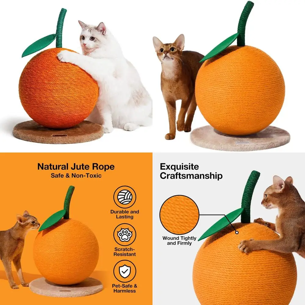 Vertical Jute Rope Cat Scratching Post for Indoor Cats and Kittens
Vertical Jute Rope Cat Scratching Post for Indoor Cats and Kittens