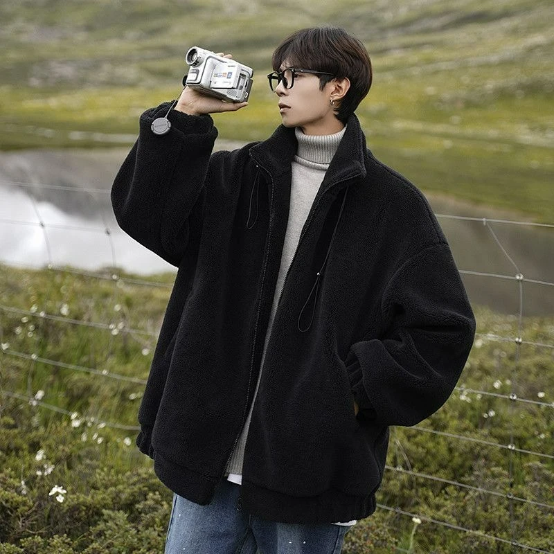 Korean Version of Lamb Fur Jacket Autumn and Winter Men's Cotton-padded Jacket Piled Thickened Cotton-padded Jacket Keep Warm
Korean Version of Lamb Fur Jacket Autumn and Winter Men's Cotton-padded Jacket Piled Thickened Cotton-padded Jacket Keep Warm