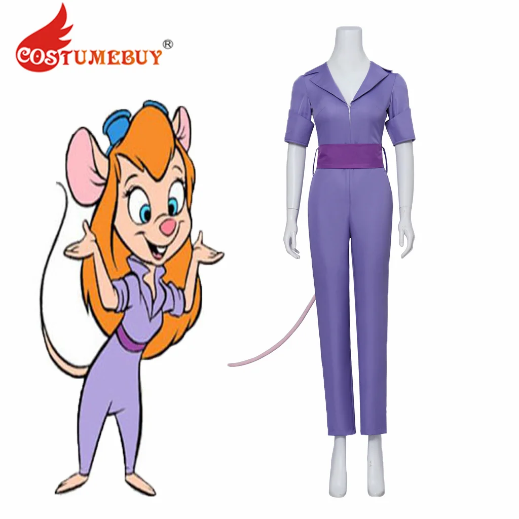 CostumeBuy Womens Gadget Hackwrench Cosplay Jumpsuit Purple Bodysuit with Belt Tail Cartoon Chip and Dale Rescue Rangers Costume
CostumeBuy Womens Gadget Hackwrench Cosplay Jumpsuit Purple Bodysuit with Belt Tail Cartoon Chip and Dale Rescue Rangers Costume