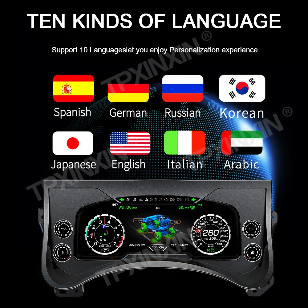 2025 Newest Product For Hummer H2 2003-2009 Digital Virtual Cockpit Instrument Gauge Cluster Speedometer LCD Dashboard Panel
2025 Newest Product For Hummer H2 2003-2009 Digital Virtual Cockpit Instrument Gauge Cluster Speedometer LCD Dashboard Panel