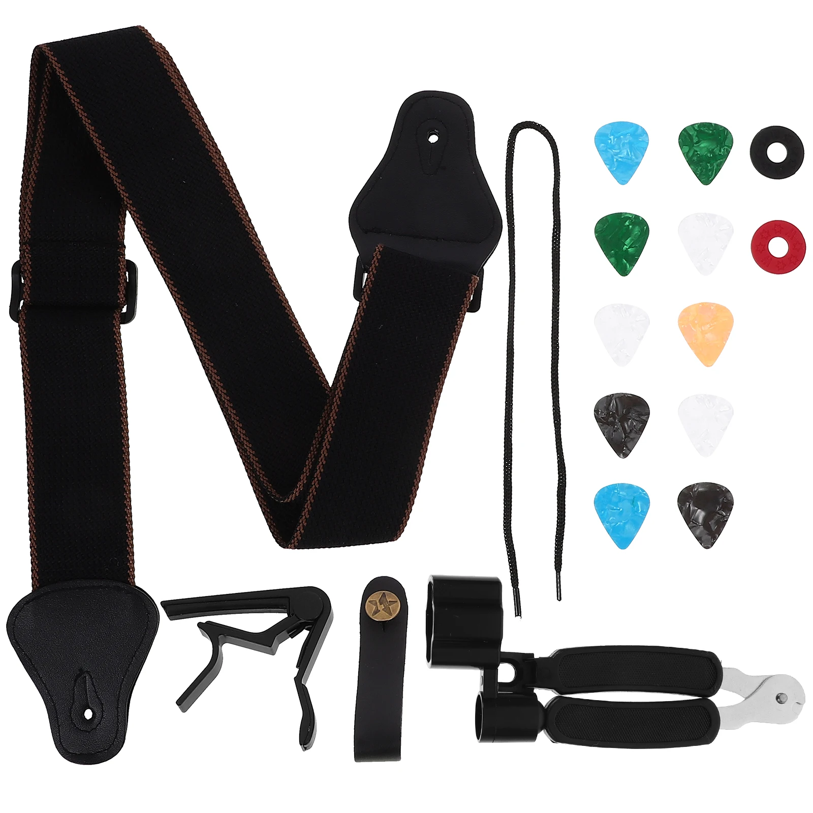 Guitar Strap Set Universal Accessories Accessory Kit Replace Portable Maintenance Bass Belt Metal Acoustic Neck Straps
Guitar Strap Set Universal Accessories Accessory Kit Replace Portable Maintenance Bass Belt Metal Acoustic Neck Straps