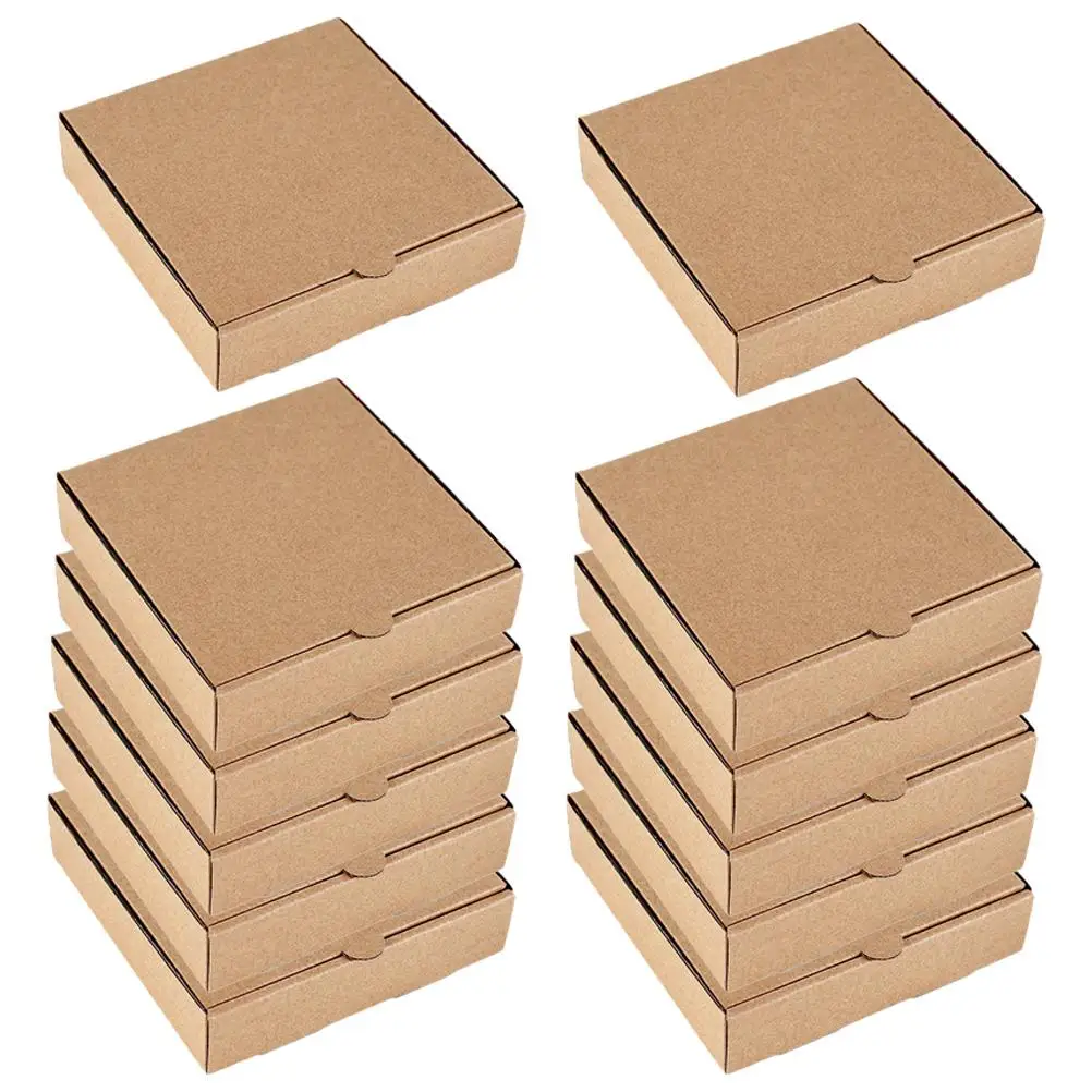 12 Pcs Mini Pizza Boxes Thick Paper Durable Universal Size Lightweight Gift Packaging Box Small Pizza Boxes Take Out Container
12 Pcs Mini Pizza Boxes Thick Paper Durable Universal Size Lightweight Gift Packaging Box Small Pizza Boxes Take Out Container