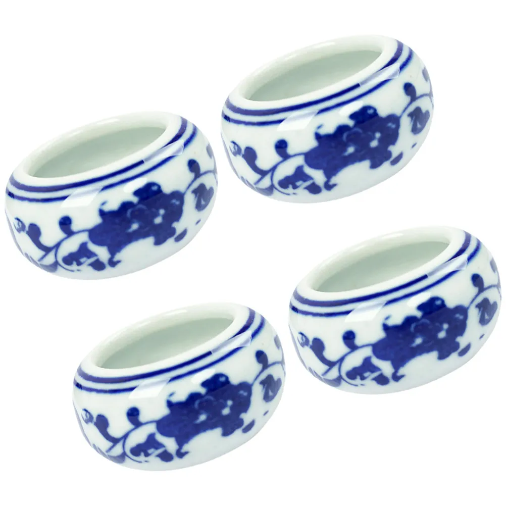 4Pcs Blue and White Porcelain Chinese Calligraphy Ink Dish Ceramic Brush Rest Plate Small Ink Plate for Painting Calligraphy Art
4Pcs Blue and White Porcelain Chinese Calligraphy Ink Dish Ceramic Brush Rest Plate Small Ink Plate for Painting Calligraphy Art