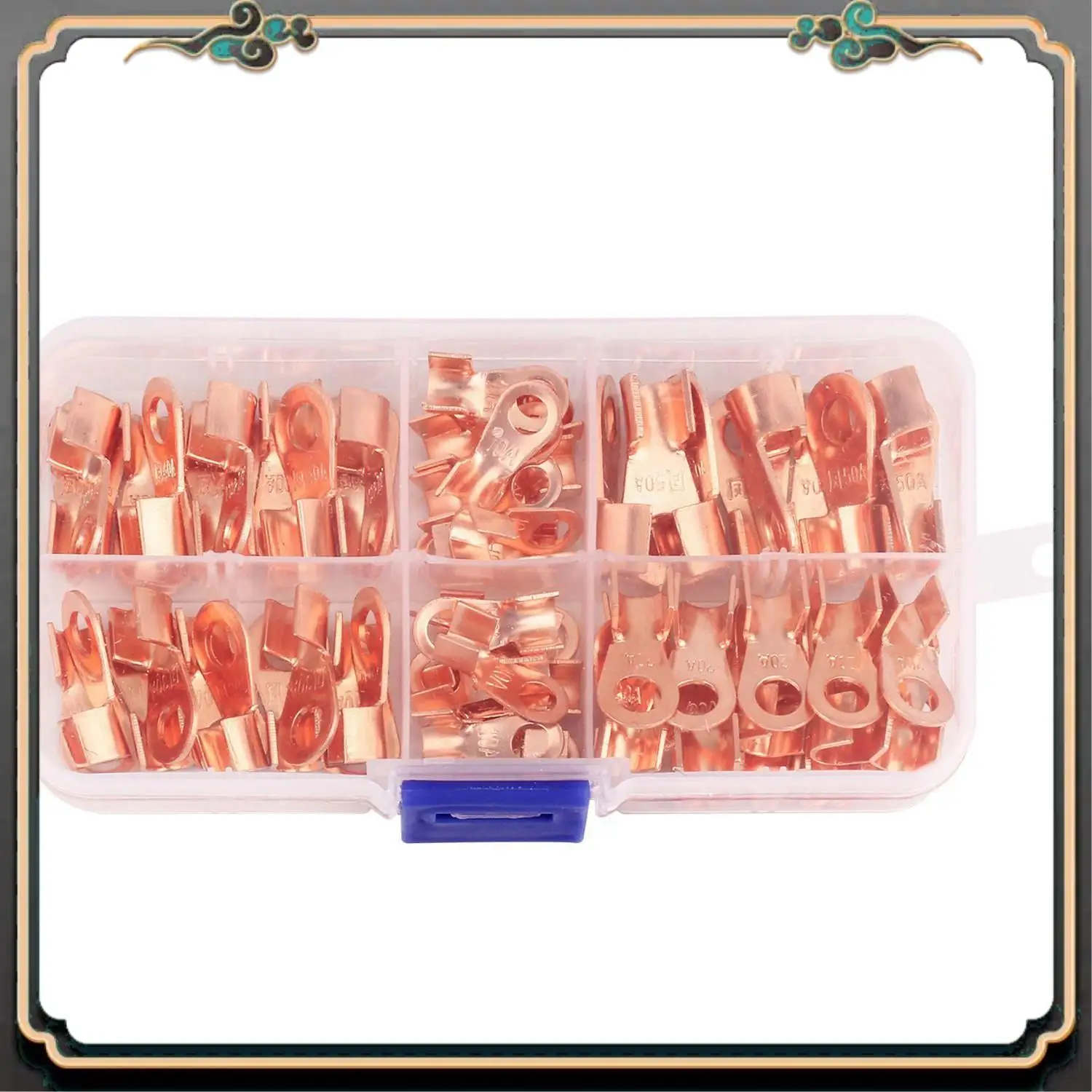 ASMA-Bolt Hole Tinned Copper Cable Lugs Battery Terminals Set Wire Terminals Connector With Copper Ring Lug Terminals Wire Crimp
ASMA-Bolt Hole Tinned Copper Cable Lugs Battery Terminals Set Wire Terminals Connector With Copper Ring Lug Terminals Wire Crimp